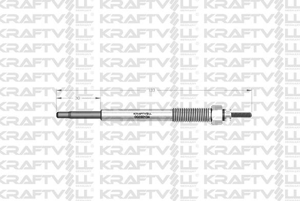 KRAFTVOLL GERMANY 05030134 - Glow Plug autospares.lv