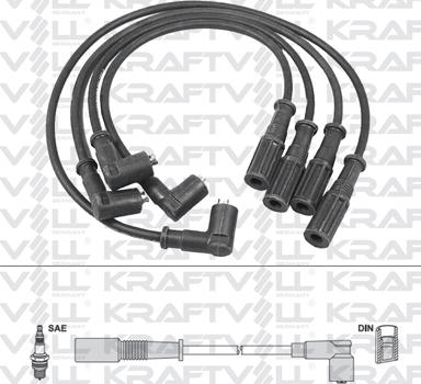 KRAFTVOLL GERMANY 05070199 - Ignition Cable Kit autospares.lv