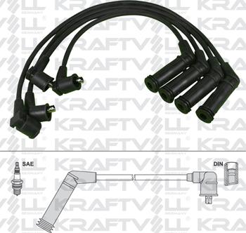 KRAFTVOLL GERMANY 05070363 - Ignition Cable Kit autospares.lv