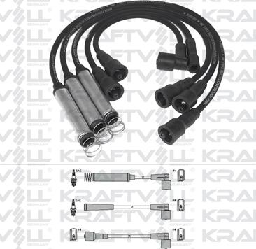 KRAFTVOLL GERMANY 05070310 - Ignition Cable Kit autospares.lv