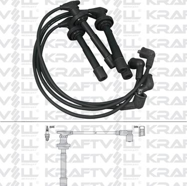 KRAFTVOLL GERMANY 05070320 - Ignition Cable Kit autospares.lv