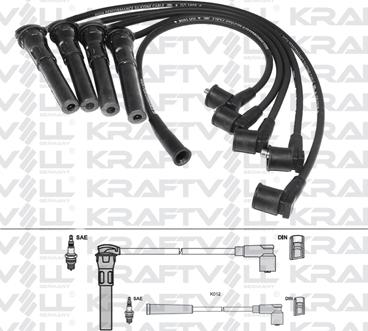 KRAFTVOLL GERMANY 05070298 - Ignition Cable Kit autospares.lv