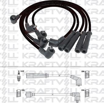 KRAFTVOLL GERMANY 05070243 - Ignition Cable Kit autospares.lv