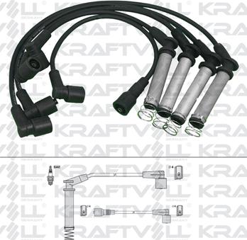 KRAFTVOLL GERMANY 05070242 - Ignition Cable Kit autospares.lv