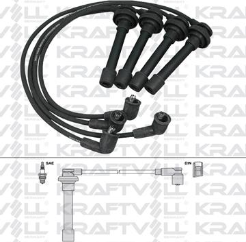 KRAFTVOLL GERMANY 05070261 - Ignition Cable Kit autospares.lv