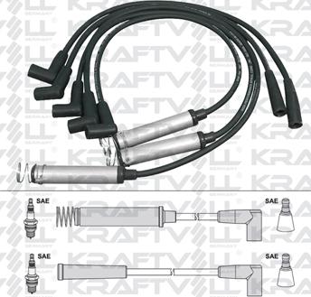 KRAFTVOLL GERMANY 05070286 - Ignition Cable Kit autospares.lv