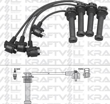 KRAFTVOLL GERMANY 05070231 - Ignition Cable Kit autospares.lv