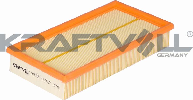 KRAFTVOLL GERMANY 06010005 - Air Filter, engine autospares.lv