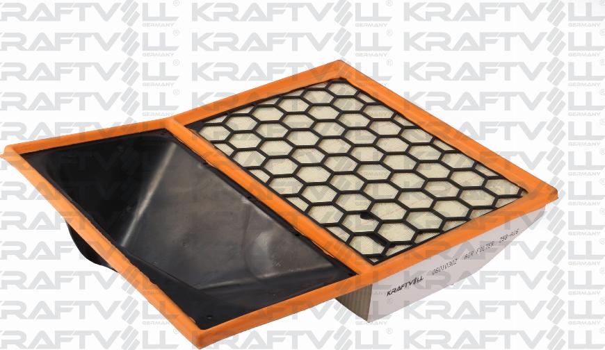 KRAFTVOLL GERMANY 06010302 - Air Filter, engine autospares.lv