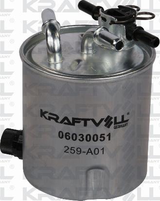 KRAFTVOLL GERMANY 06030051 - Fuel filter autospares.lv