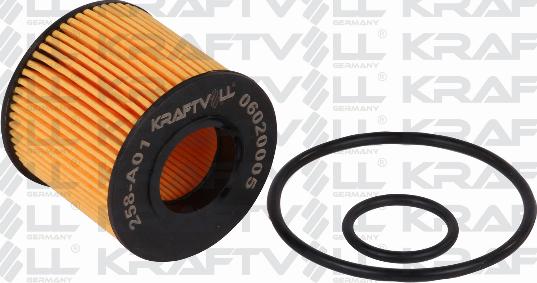 KRAFTVOLL GERMANY 06020005 - Oil Filter autospares.lv