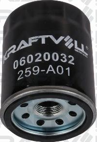 KRAFTVOLL GERMANY 06020032 - Oil Filter autospares.lv