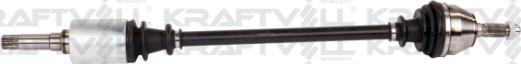 KRAFTVOLL GERMANY 01010047 - Drive Shaft autospares.lv