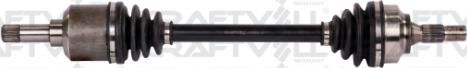 KRAFTVOLL GERMANY 01010056 - Drive Shaft autospares.lv