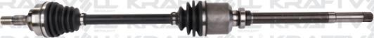 KRAFTVOLL GERMANY 01010057 - Drive Shaft autospares.lv