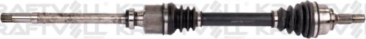 KRAFTVOLL GERMANY 01010061 - Drive Shaft autospares.lv