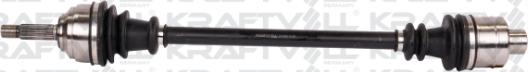 KRAFTVOLL GERMANY 01010007 - Drive Shaft autospares.lv