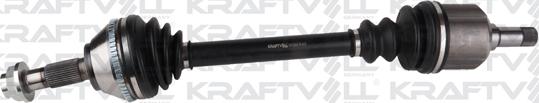 KRAFTVOLL GERMANY 01010357 - Drive Shaft autospares.lv