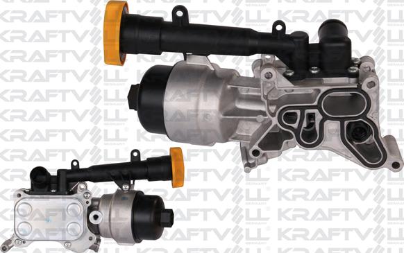 KRAFTVOLL GERMANY 08090144 - Oil Cooler, engine oil autospares.lv