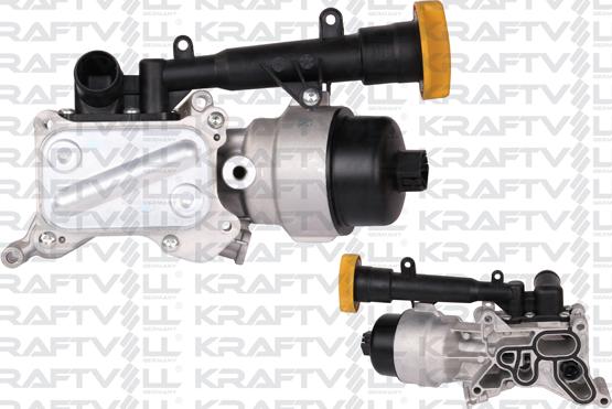 KRAFTVOLL GERMANY 08090147 - Oil Cooler, engine oil autospares.lv