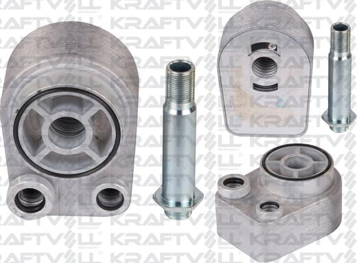 KRAFTVOLL GERMANY 08090108 - Oil Cooler, engine oil autospares.lv