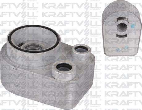 KRAFTVOLL GERMANY 08090201 - Oil Cooler, engine oil autospares.lv