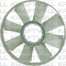 KRAFTVOLL GERMANY 08020154 - Fan Wheel, engine cooling autospares.lv