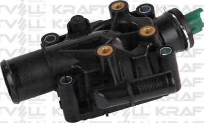 KRAFTVOLL GERMANY 08100082 - Coolant thermostat / housing autospares.lv