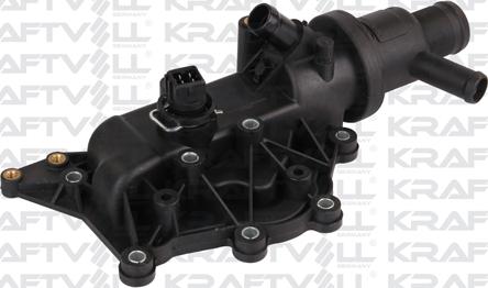 KRAFTVOLL GERMANY 08100025 - Coolant thermostat / housing autospares.lv