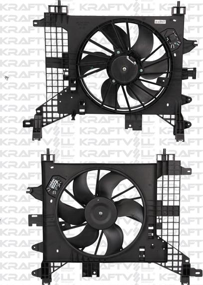 KRAFTVOLL GERMANY 08120006 - Fan, radiator autospares.lv