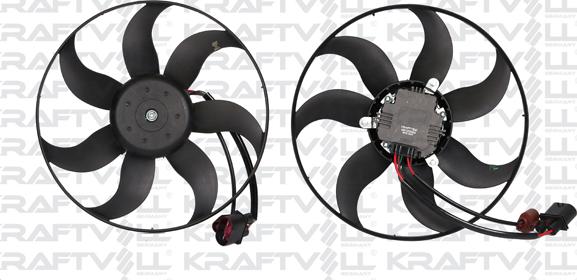 KRAFTVOLL GERMANY 08120024 - Fan, radiator autospares.lv