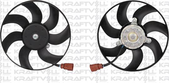 KRAFTVOLL GERMANY 08120025 - Fan, radiator autospares.lv