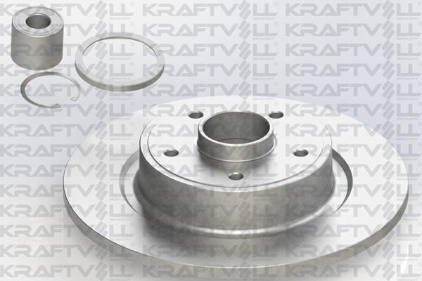 KRAFTVOLL GERMANY 07040880 - Brake Disc autospares.lv