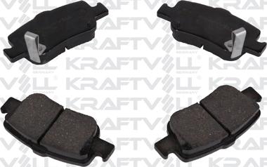 KRAFTVOLL GERMANY 07010087 - Brake Pad Set, disc brake autospares.lv