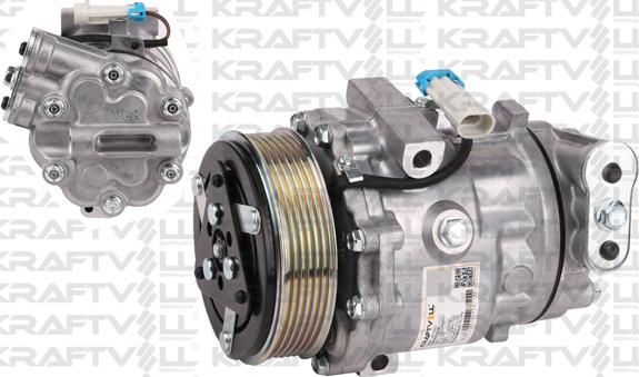 KRAFTVOLL GERMANY 19010053 - Compressor, air conditioning autospares.lv