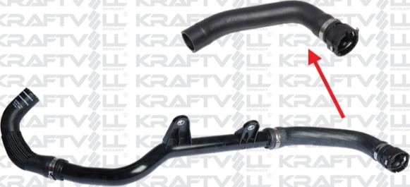 KRAFTVOLL GERMANY 10031172 - Radiator Hose autospares.lv