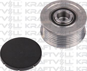 KRAFTVOLL GERMANY 11100019 - Pulley, alternator, freewheel clutch autospares.lv