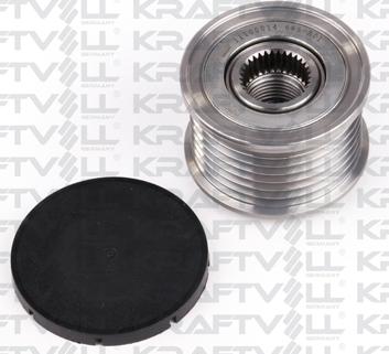 KRAFTVOLL GERMANY 11100014 - Pulley, alternator, freewheel clutch autospares.lv