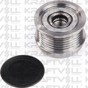 KRAFTVOLL GERMANY 11100034 - Pulley, alternator, freewheel clutch autospares.lv