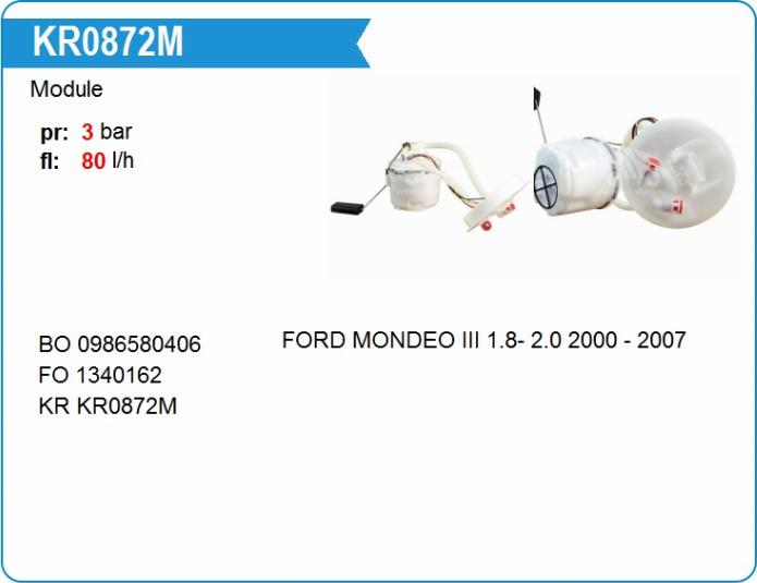 Krauf KR0872M - Fuel Pump autospares.lv