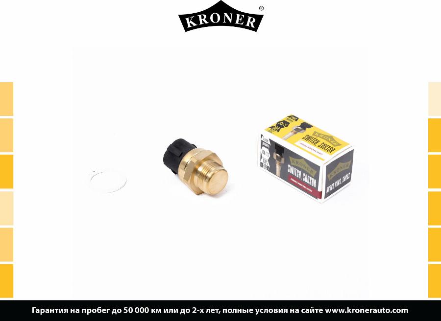 Kroner K204046 - Temperature Switch, radiator / air conditioner fan autospares.lv