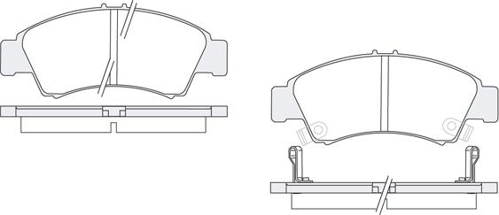 KSH EUROPE 1850.0058079 - Brake Pad Set, disc brake autospares.lv