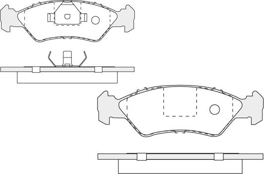 KSH EUROPE 1850.0058197 - Brake Pad Set, disc brake autospares.lv