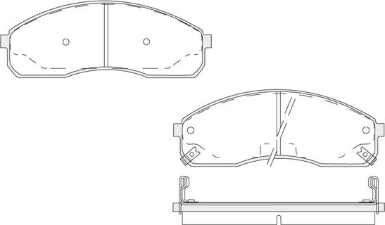 KSH EUROPE 1850.0058144 - Brake Pad Set, disc brake autospares.lv