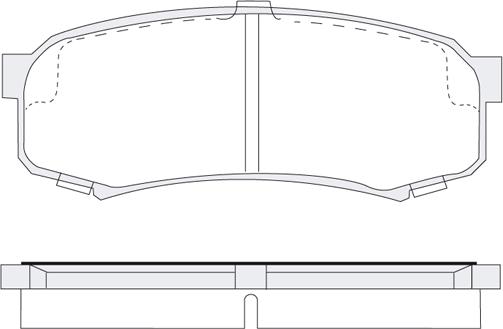 WXQP 42916 - Brake Pad Set, disc brake autospares.lv