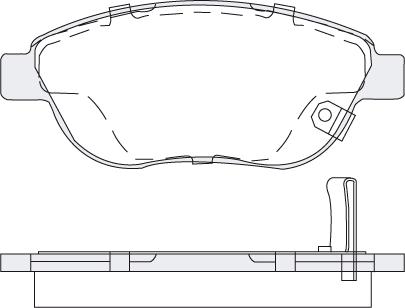 Magneti Marelli 363702161408 - Brake Pad Set, disc brake autospares.lv