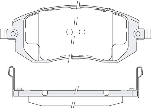 KSH EUROPE 1850.0058125 - Brake Pad Set, disc brake autospares.lv