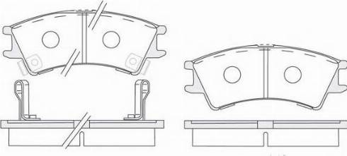 KSH EUROPE 1850.0058016 - Brake Pad Set, disc brake autospares.lv