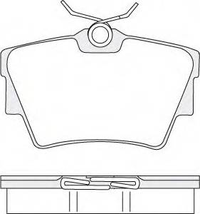 QWP WBP389 - Brake Pad Set, disc brake autospares.lv