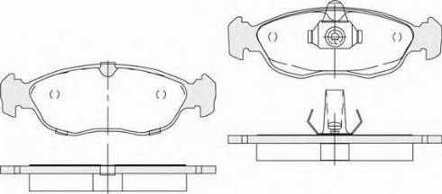 KSH EUROPE 1850.0058194 - Brake Pad Set, disc brake autospares.lv